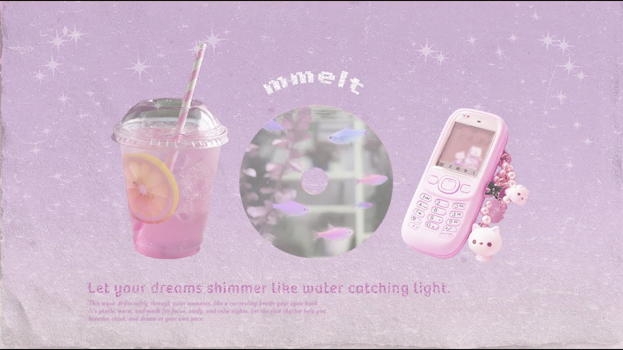 Let your dreams shimmer like water catching light. 🪽 Y2K Kawaii Lofi + Anime Cozy Vibes for Study 🪽