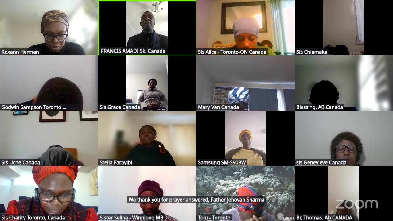 Horemow Canada Chapter's Saturday Fellowship - Dec 6, 2025