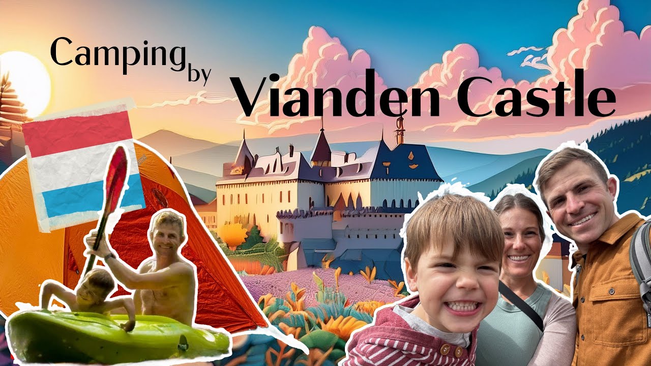 Vianden Castle and camping in Luxembourg