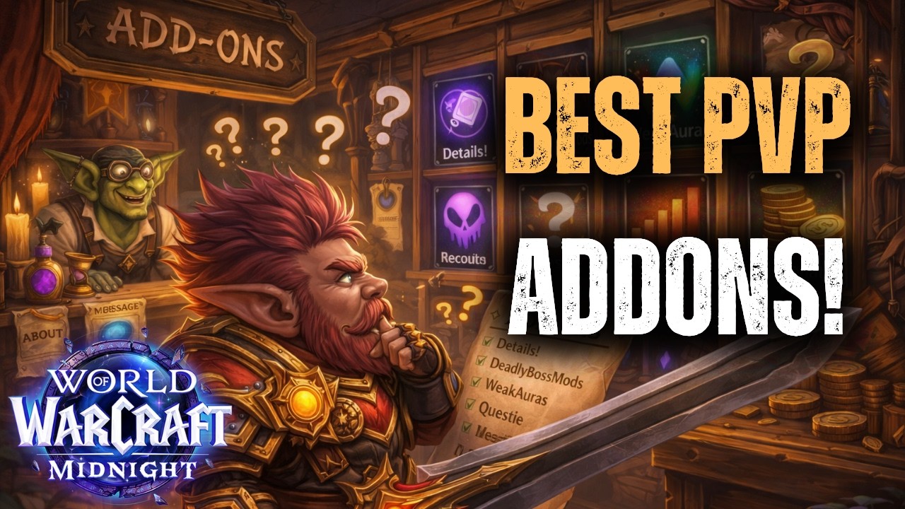 Best PvP  Addons in 4 Minutes | World of Warcraft Midnight Season 1