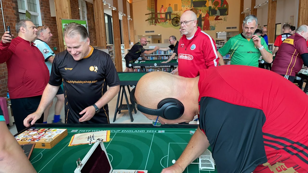 Rudi P vs Bob P English Subbuteo Masters 2023 Group Stage