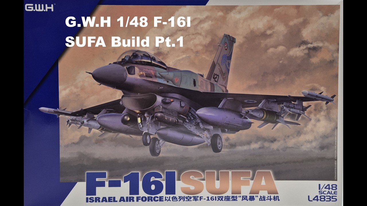 G.W.H 1/48 F-16I SUFA Build Pt.1