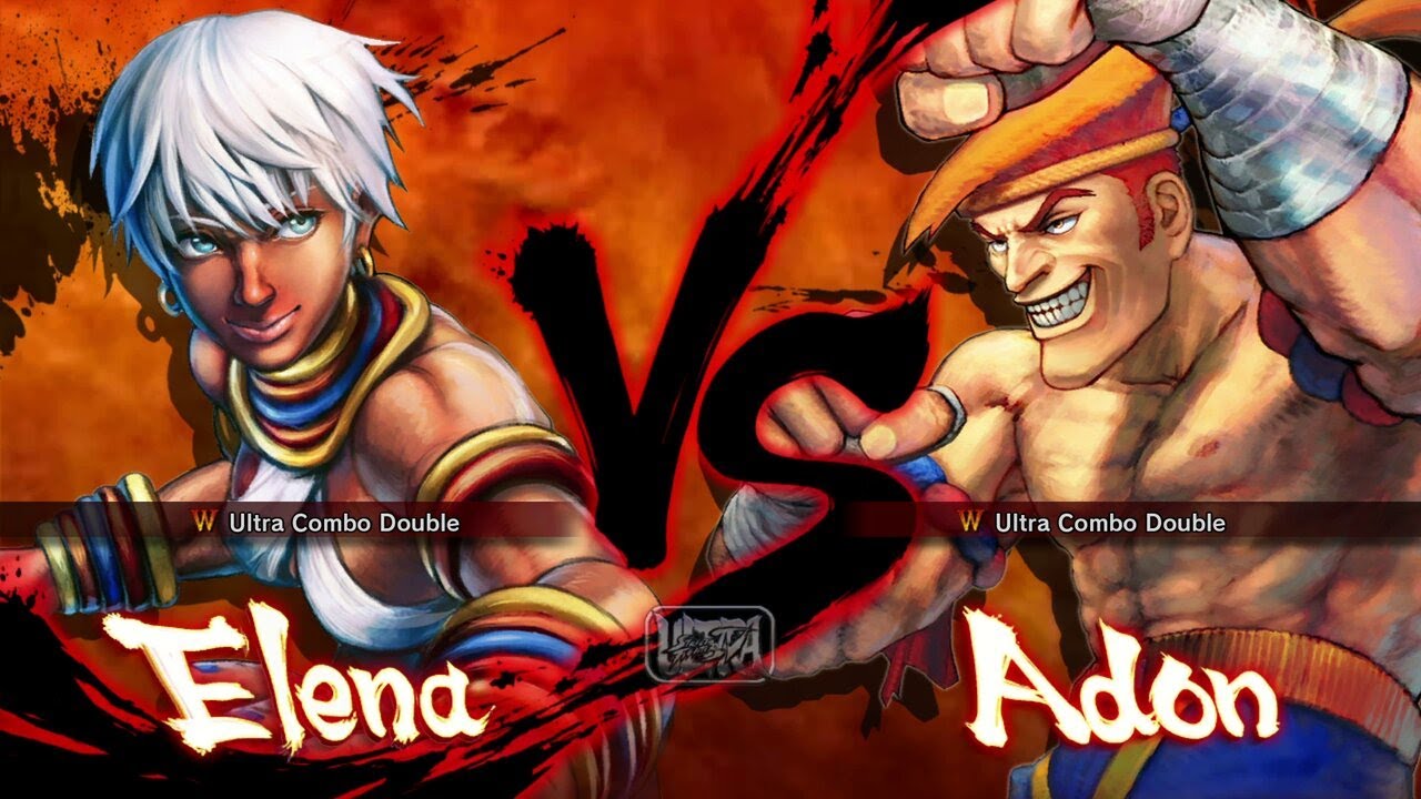 Ultra Street Fighter 4 - Elena Vs Adon [Hardest]