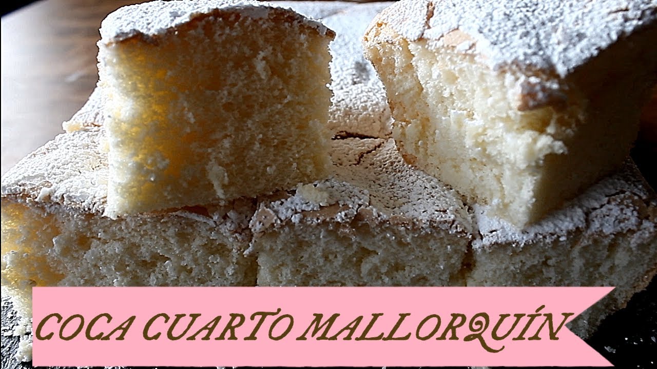 CUANDO PRUEBES ESTA DELICIOSA COCA CUARTO MALLORQUÍN, TE SORPRENDERÁ SU ESPONJOSIDAD Y SABOR!!