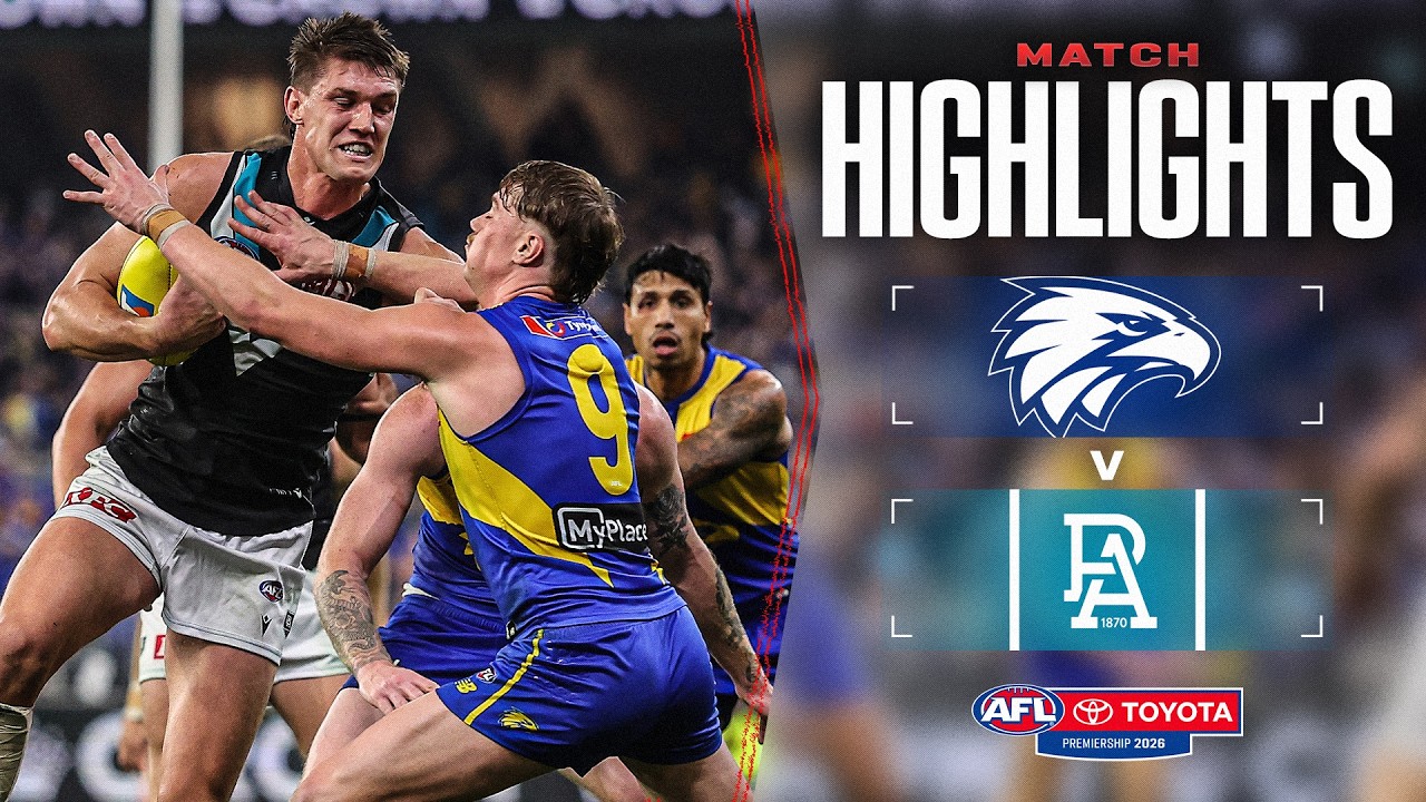West Coast Eagles v Port Adelaide Highlights | Round 13, 2026 | AFL