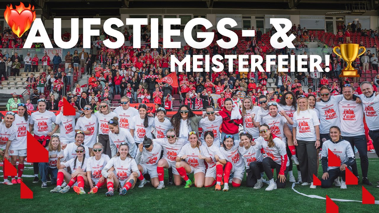 WIR SIND AUFGESTIEGEN! 🥳 | 05erinnen feiern Meisterschaft und Aufstieg | #05ertv | 2024/25