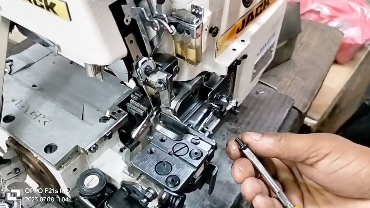 Jack overlock machine lower looper upper timing setting👍💯💯