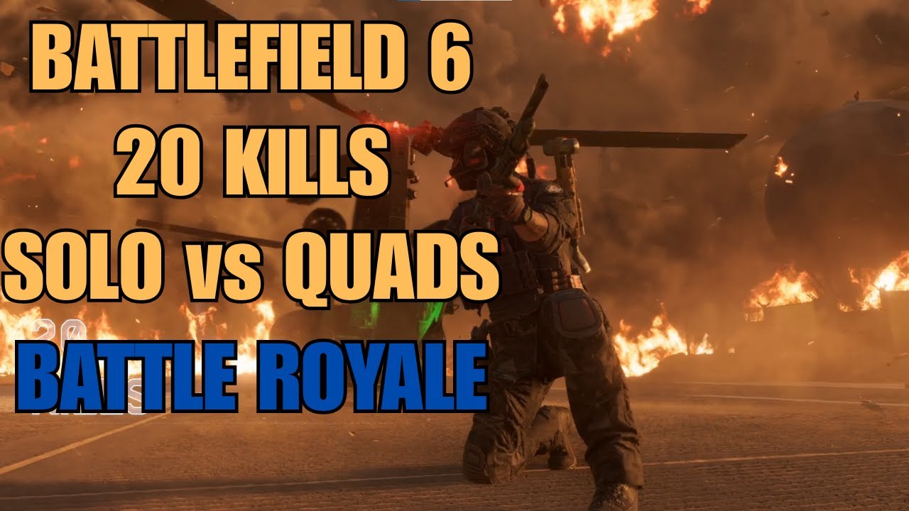 Solo vs Quads 20 Kill WIN | Redsec Battle Royale | Battlefield 6