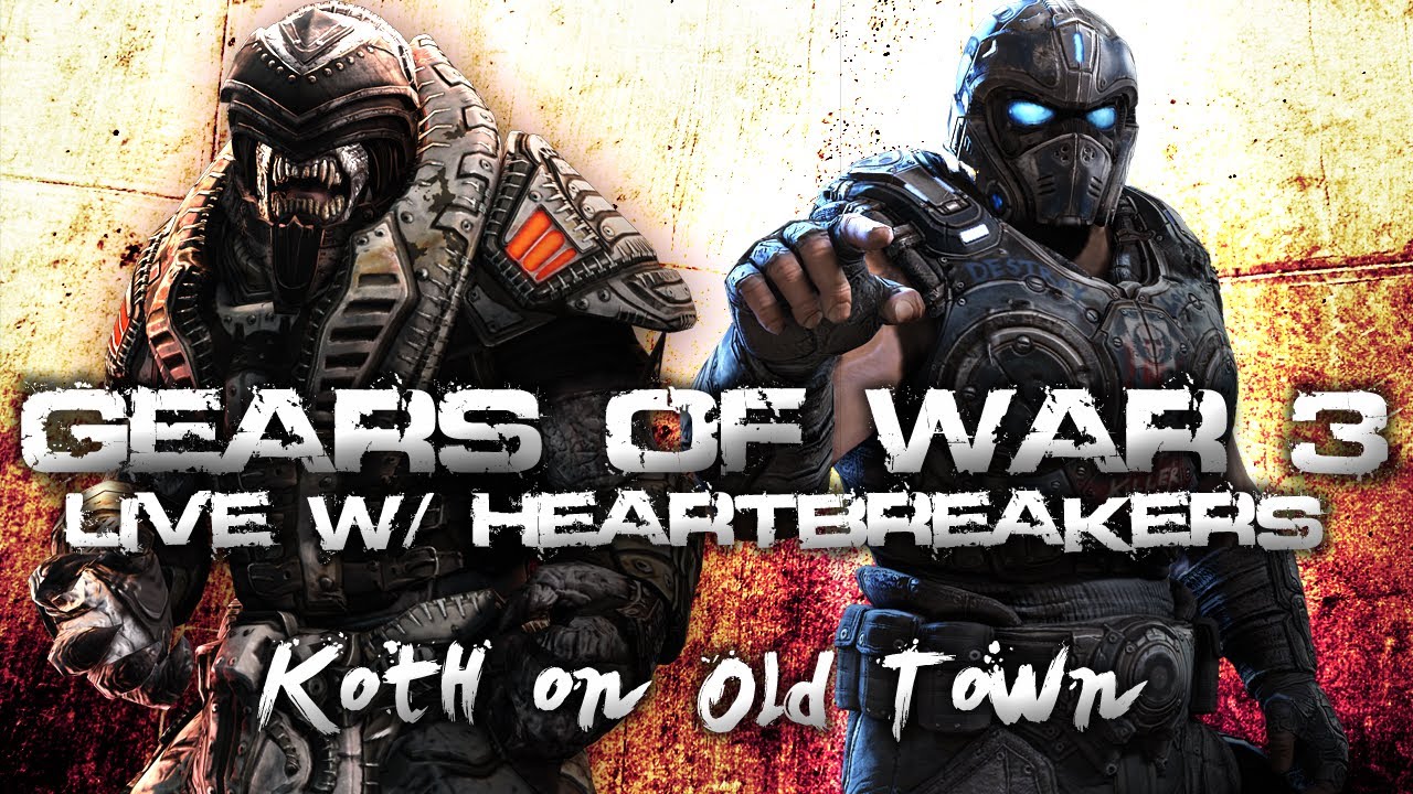 Gears of War 3 Competitive Scrim - Team Heartbreakers - Old Town KotH (Live Video Commentary)