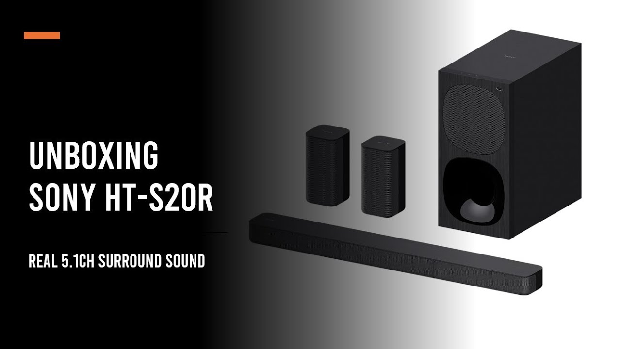 UNBOXING: Sony HT-S20R (Budget Soundbar with Real 5.1 CH Surround Sound)
