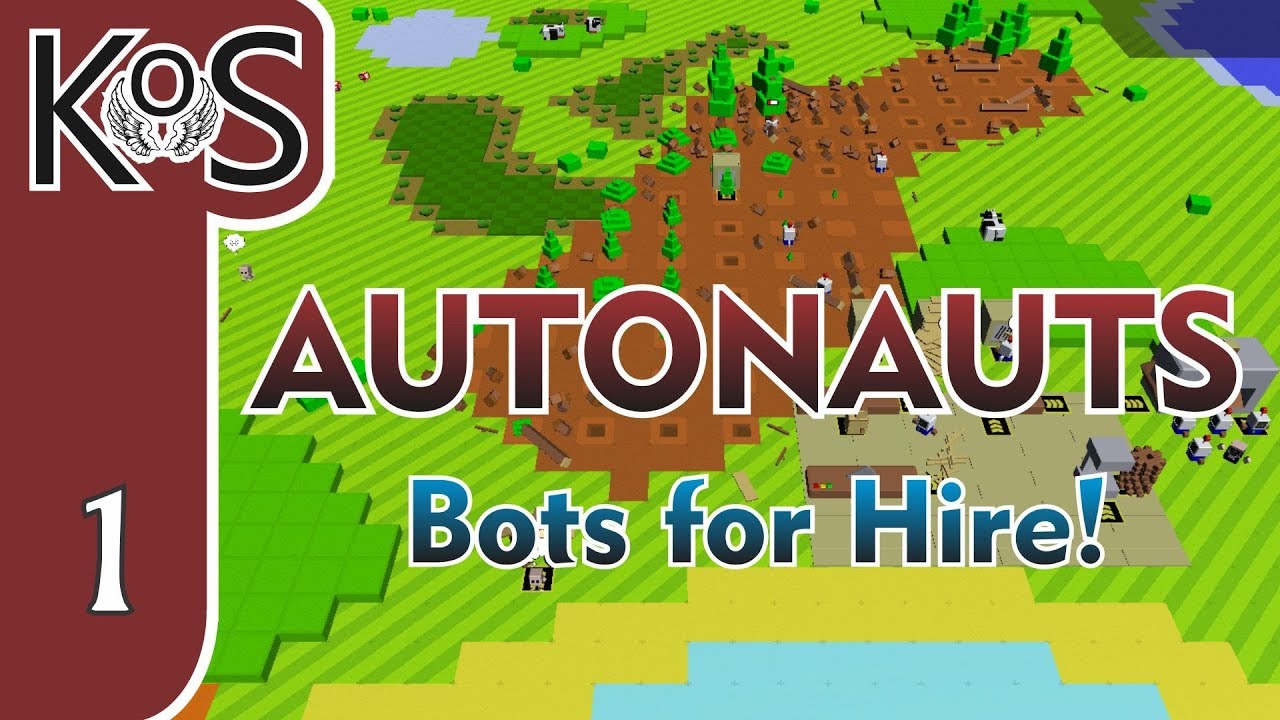 Autonauts Ep 1: WOODY PRODUCTION - Pre-Pre-Pre-Alpha - Let's Play, Gameplay