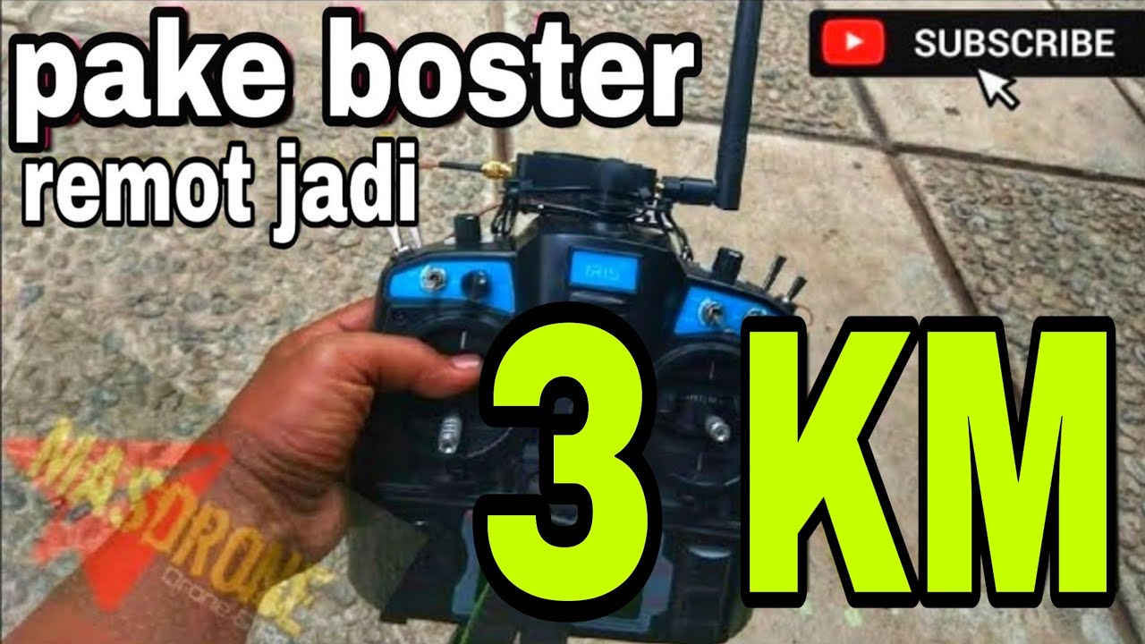 CARA KERJA BOOSTER INI BIKIN REMOT DRONE JADI 4 WATT JARAK MAKIN JAUH 👍👍