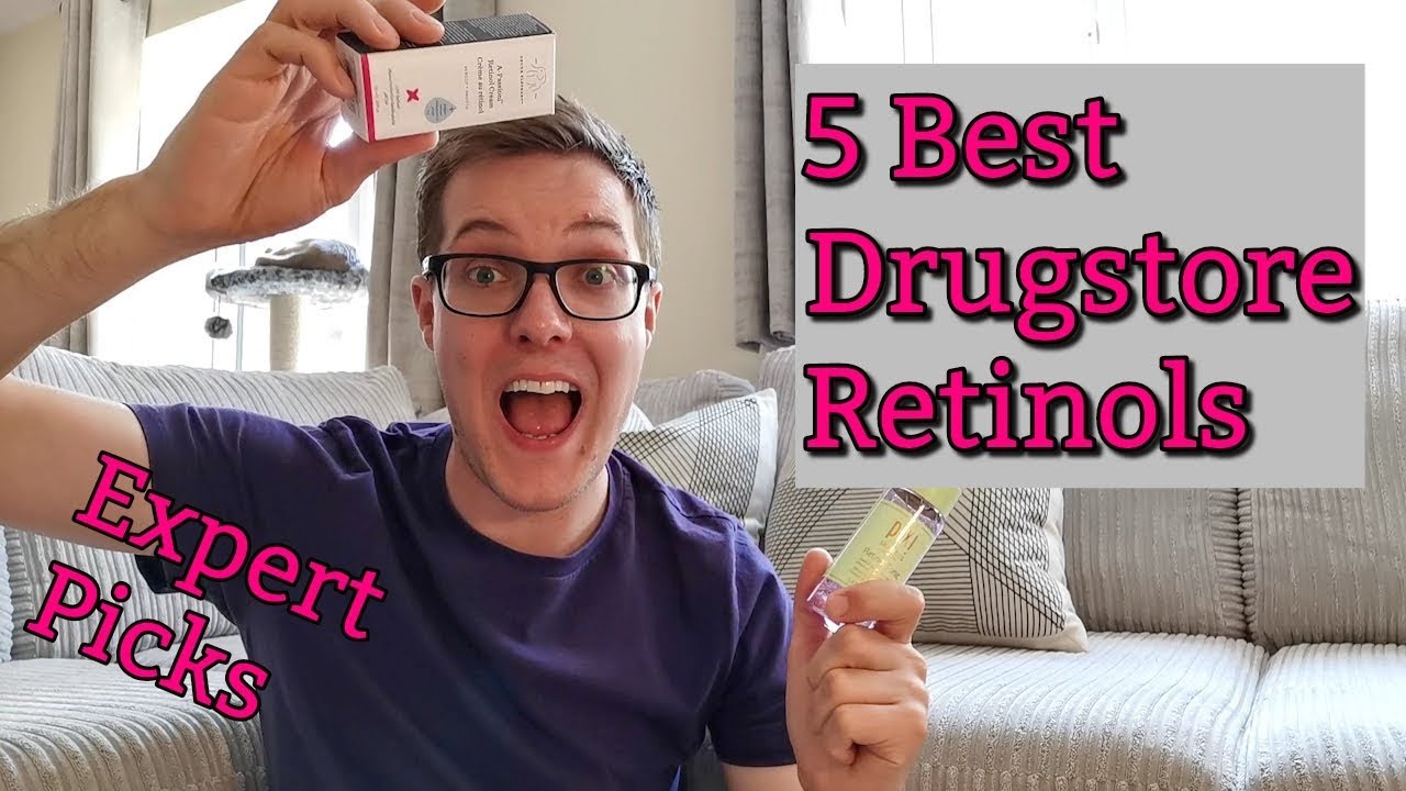5 BEST DRUGSTORE RETINOL - Skincare expert guide to affordable retinol inc differin gel #skin