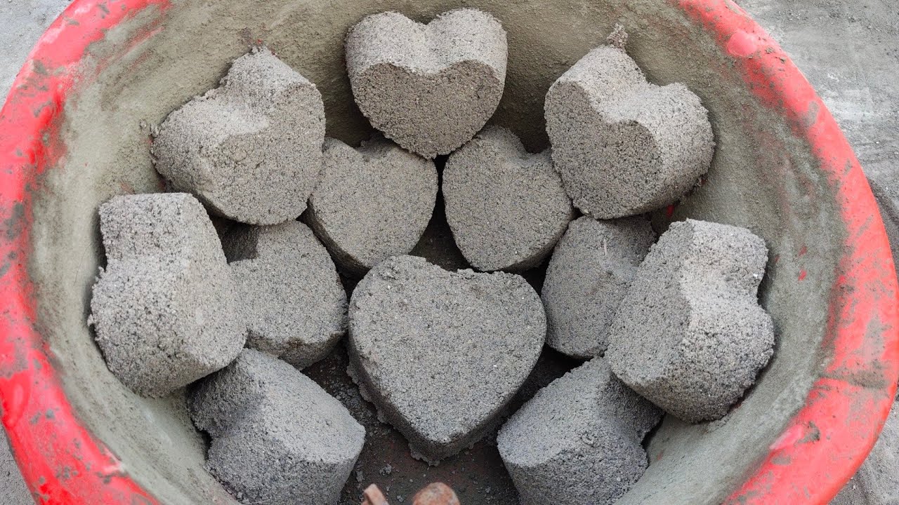 I assure you the best crumbling dipping/mixing/smashing satisfying video of sand cement @As_Asmr