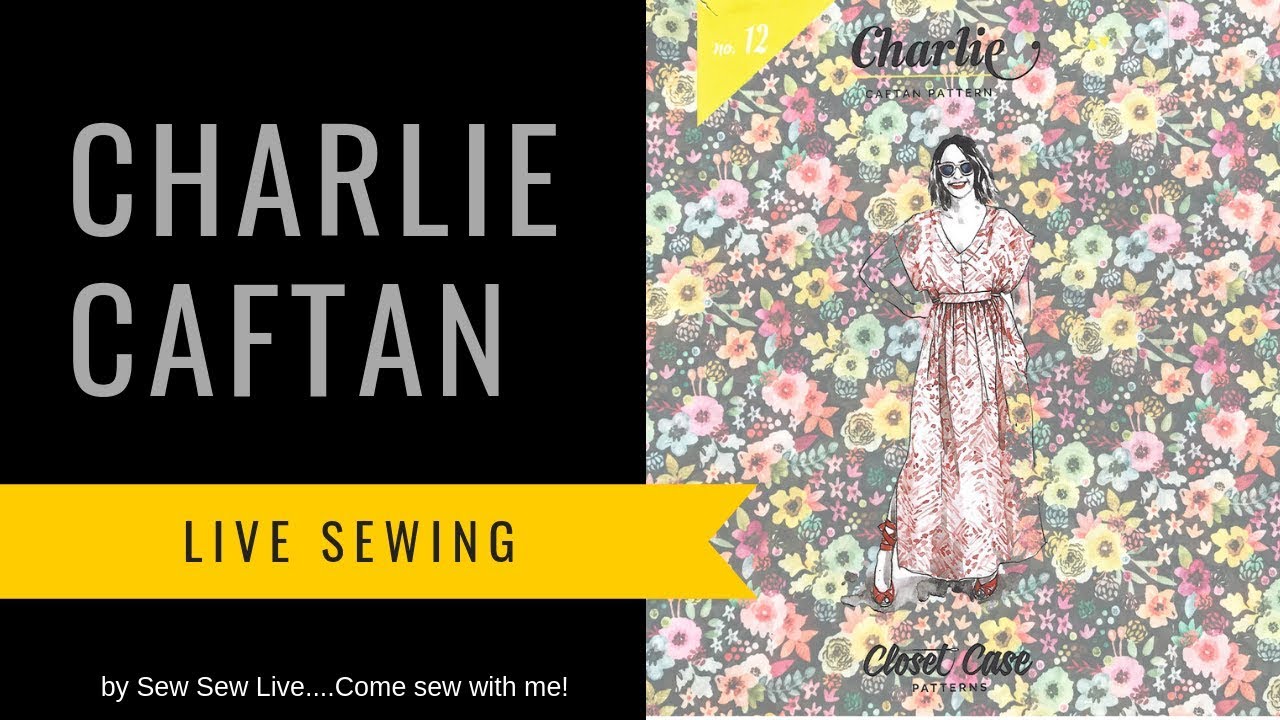 Charlie Caftan Dress....sewn by Sew Sew Live