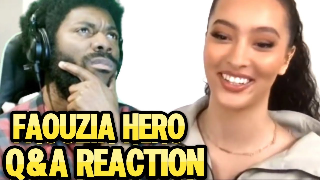 Faouzia - Hero (Live Q&A) REACTION VIDEO #faouzia