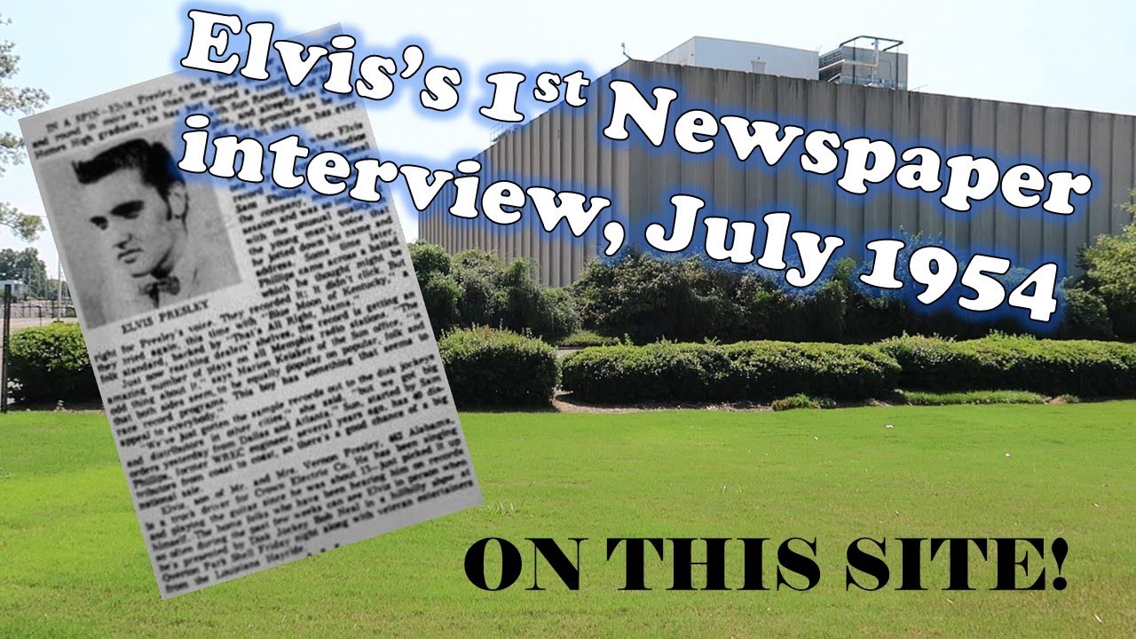 ELVIS PRESLEY's First Interview Location! (1954) | A Pivotal Stop Near Sun Studio