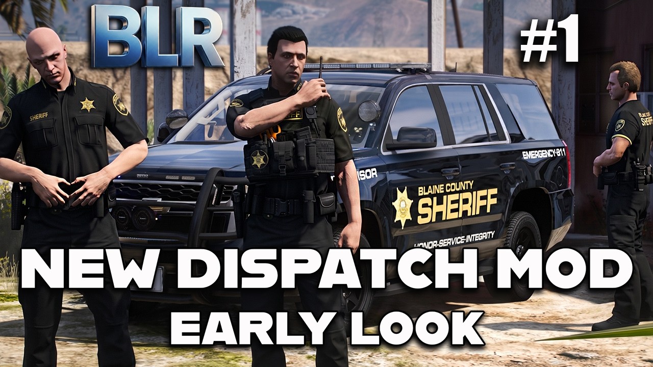 Мой новый мод BLR Dispatch &mdash; ранний взгляд для LSPDFR &mdash; Видео №1