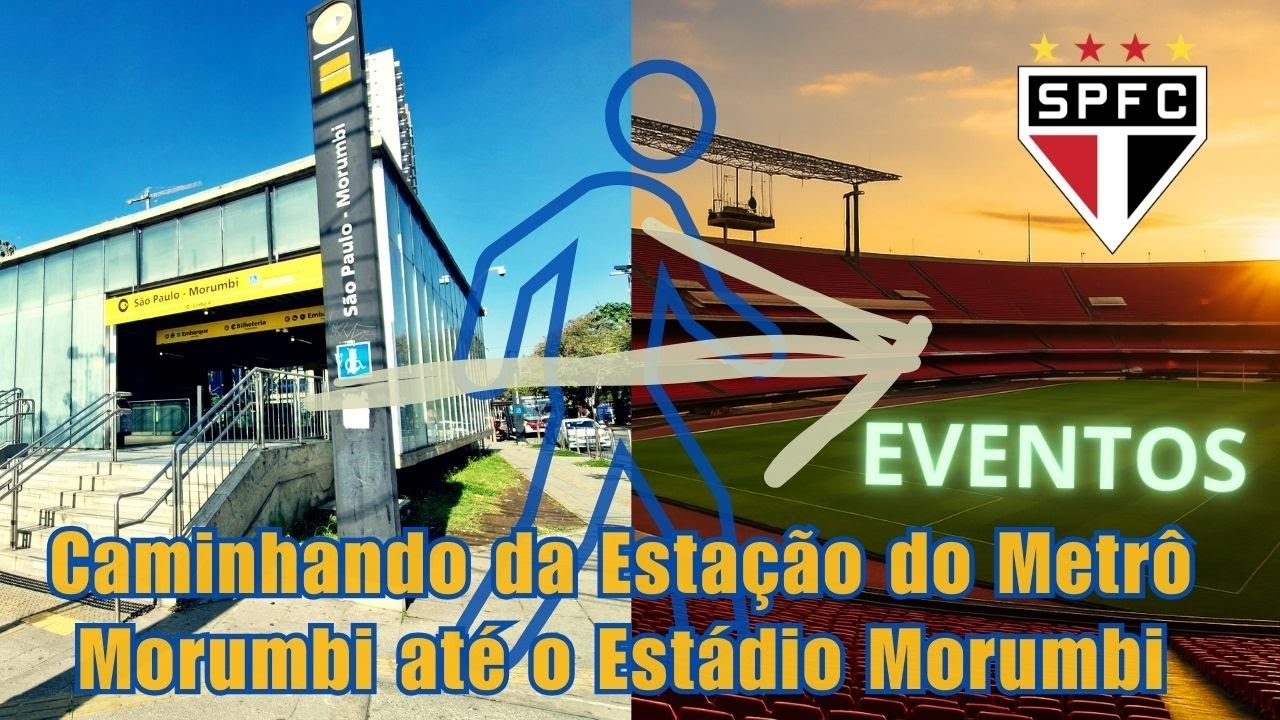 Como ir no MORUMBI de METRÔ | Walking Tour Completo + Todas as Opções #comochegar #morumbis #evento