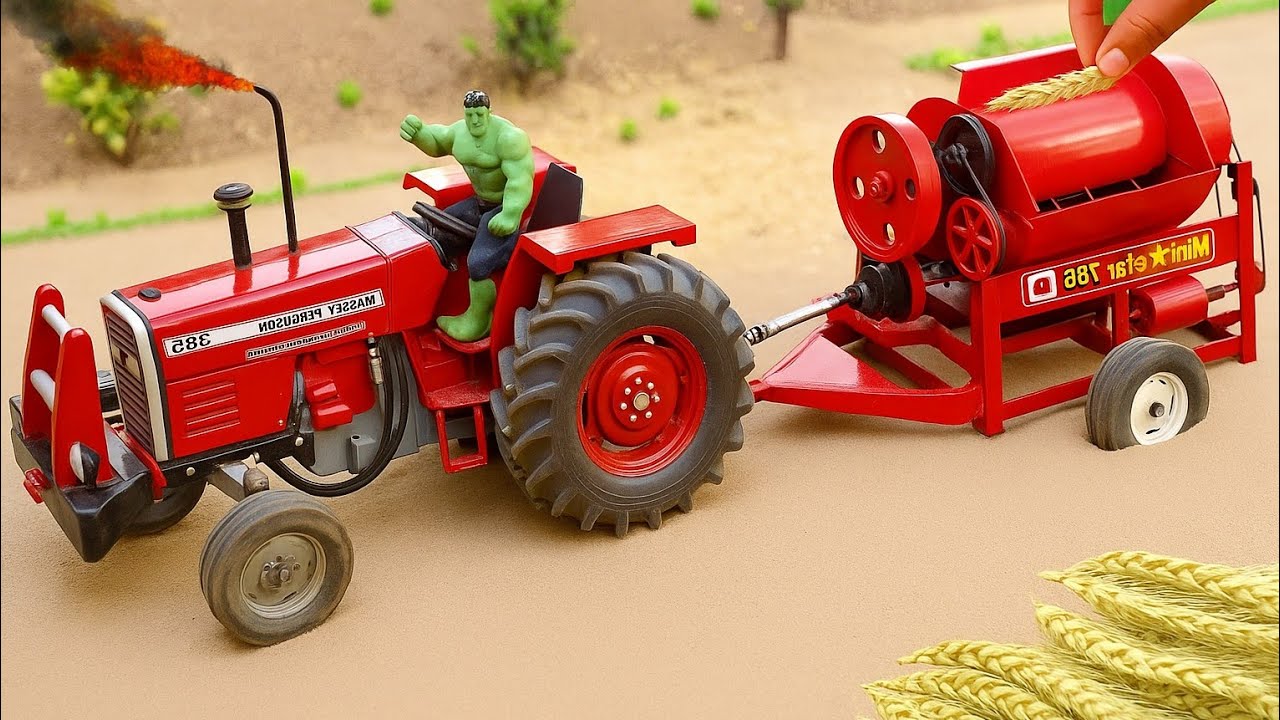 DIY Mini Tractor Builds Hand Pump Construction | Using Bricks | Village Water Supply 
