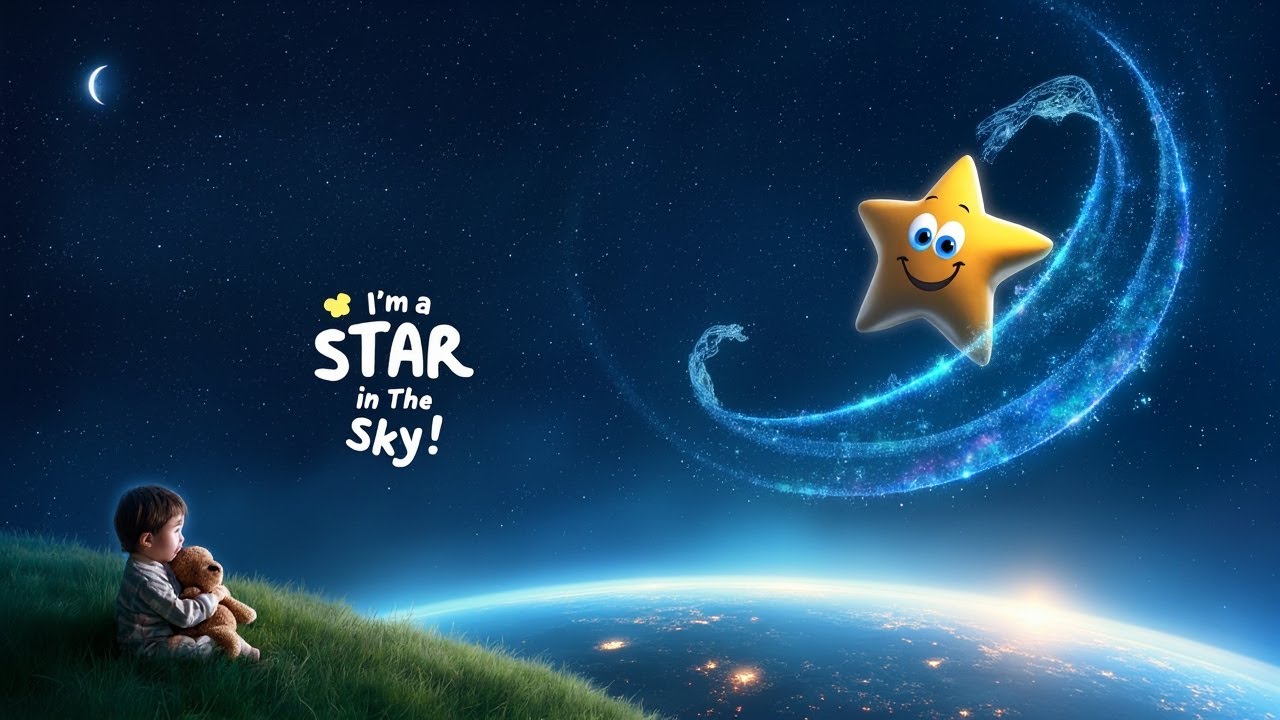 “I’m a Star in the Sky! 🌟 | Fun Learning Song About Stars for Kids | Twinkle, Shine & Wish!”