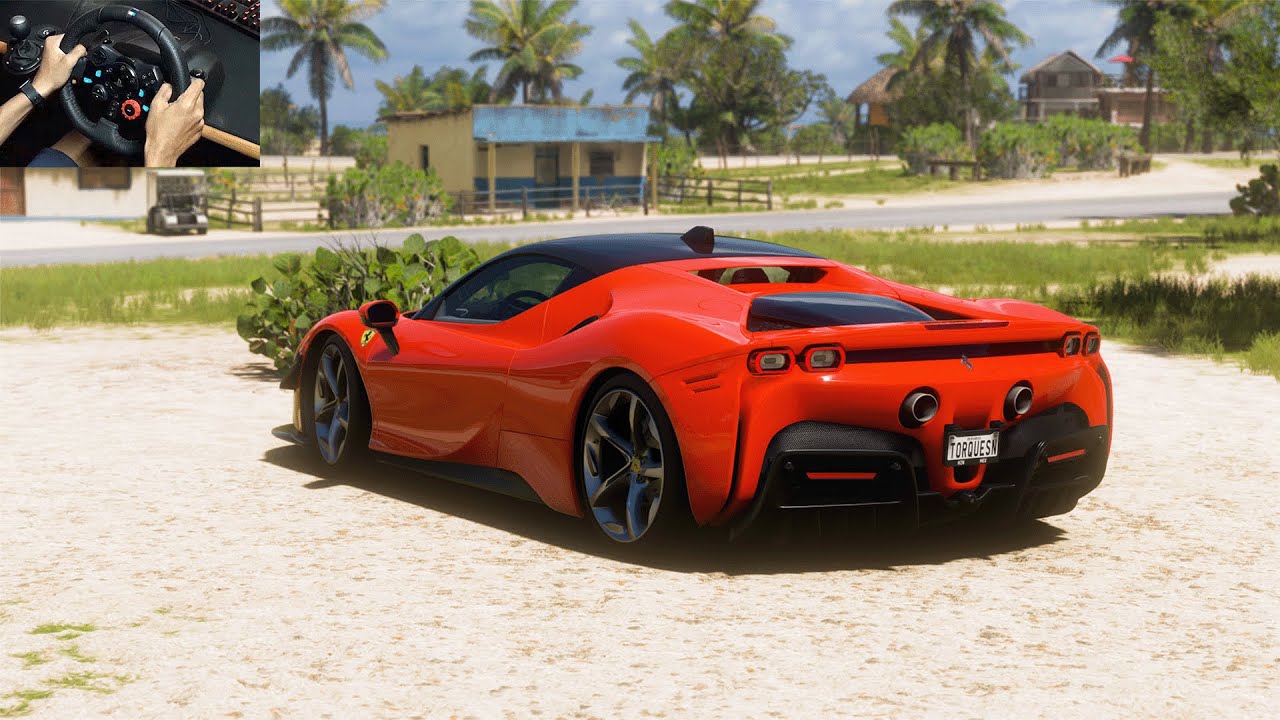 Ferrari SF90 Stradale — 1000HP Hybrid Monster! | Forza Horizon 5 Logitech G29 Wheel Gameplay
