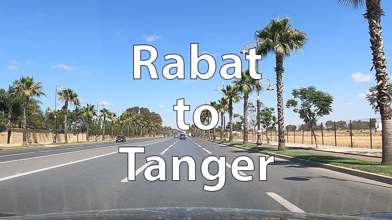 [4K] Driving from Rabat to Tanger (MA)