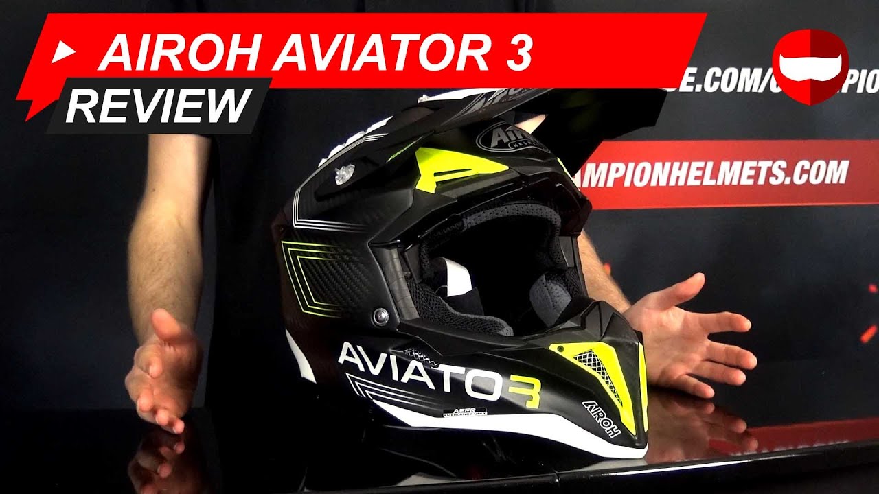Airoh Aviator 3 шлем Обзор - ChampionHelmets.com