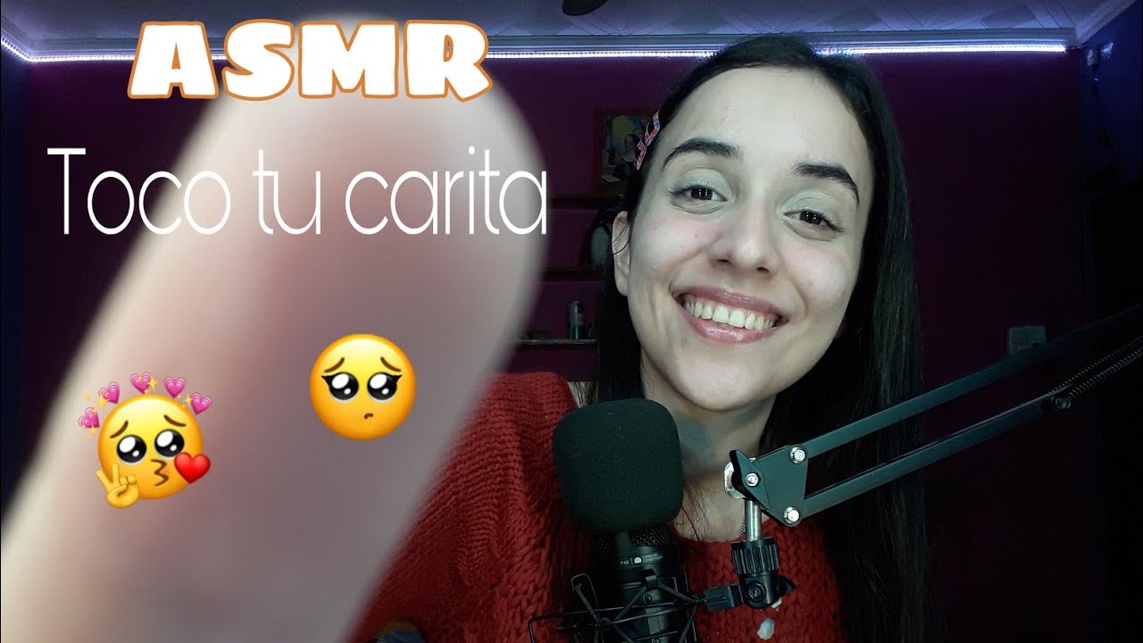 ASMR - Toco tu carita 😴 (Mouth sound - Asmr Visual) Asmr Español ❤