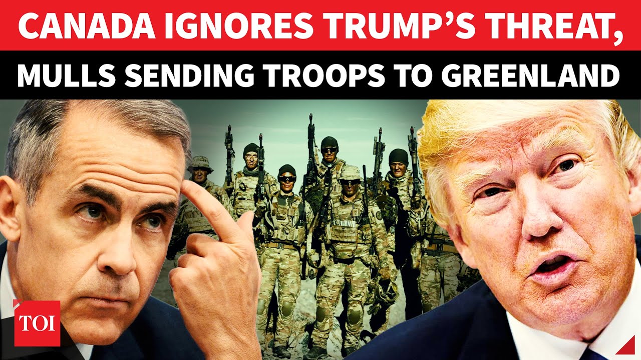 Canada BRUSHES ASIDE Trump&rsquo;s Threat; Mulls Sending Troops To Greenland | Tensions Explode