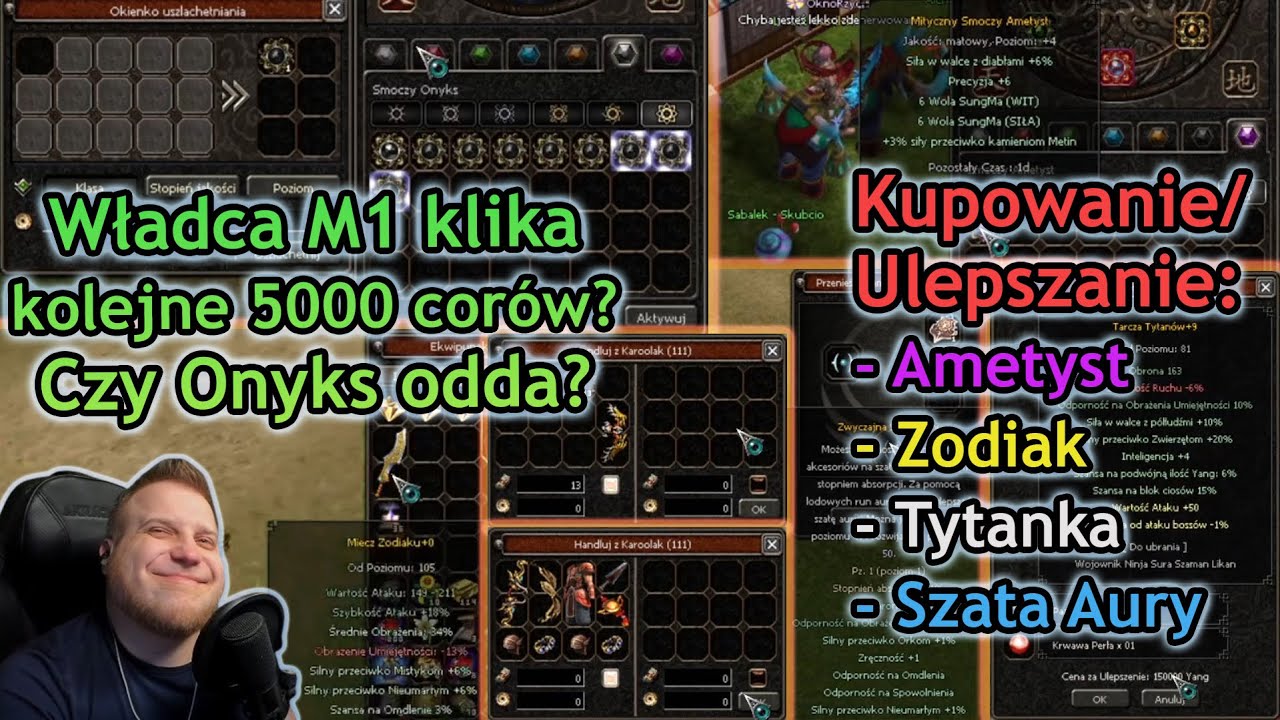 Sabal - Onyx Bazalt - Perf znakomity Onyks, nowe itemy oraz mixowanie i ulepszanie Zodiaka - Metin2