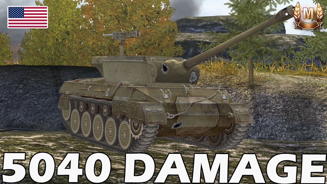 M18 Hellcat | 5,040 DAMAGE | WoT Blitz ACE Replays