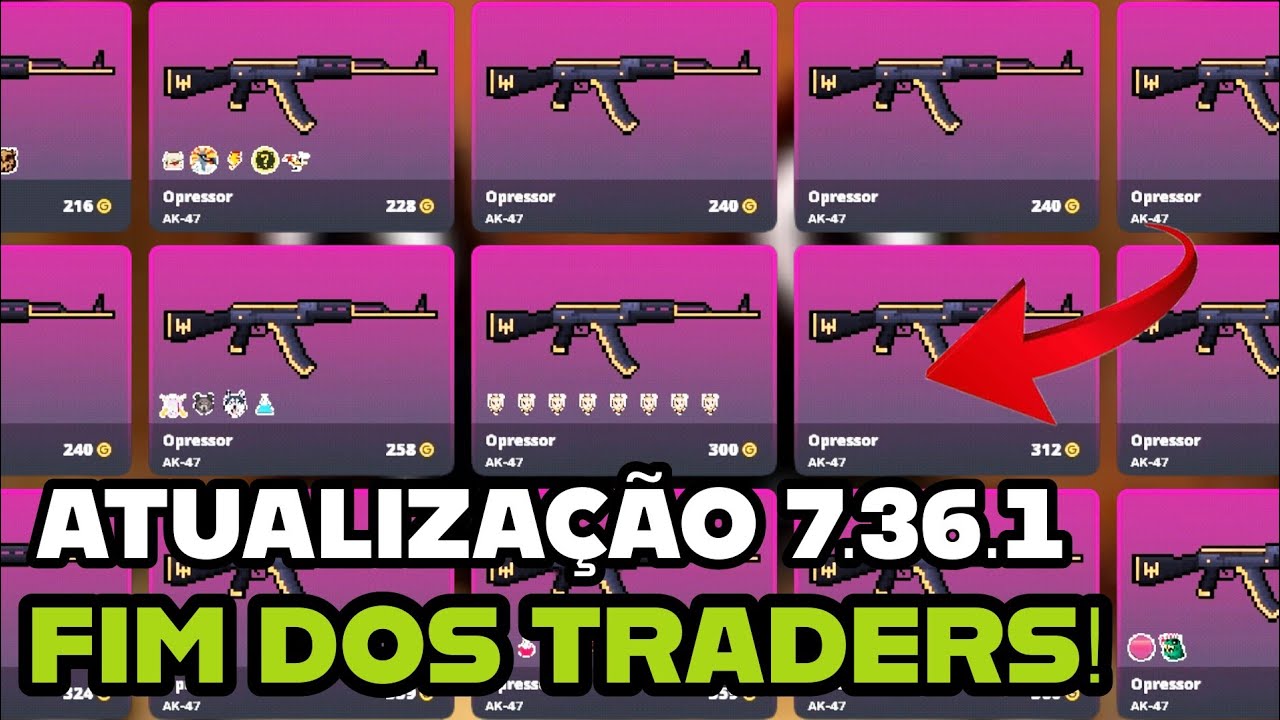 PIOR ATUALIZAÇÃO 7.36.1, FIM DOS TRADERS NO JOGO! - Block Strike 