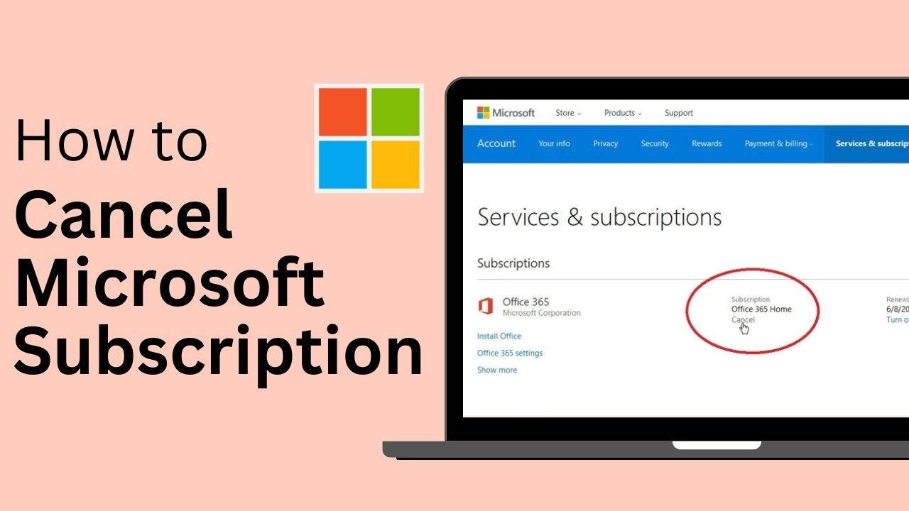 How To Cancel Microsoft Subscription !