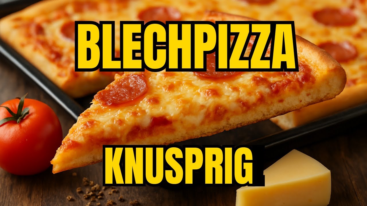 Beste Blechpizza in 20 Min | Feierabendküche – schnell, knusprig & einfach