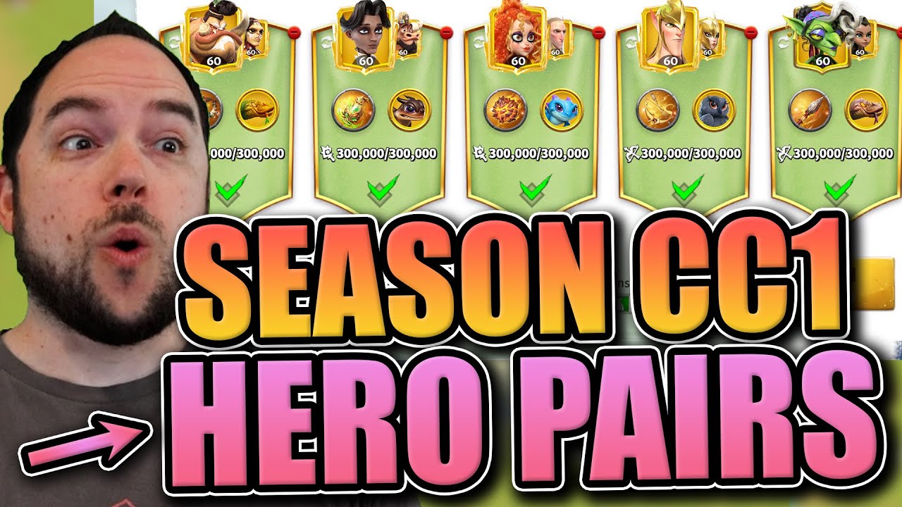 Open Field Pairs [Season CC1 Heroes, Artifacts and Pets] Call of Dragons