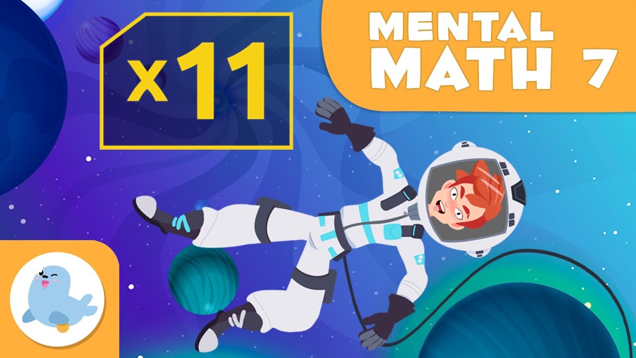 TRICK to MULTIPLY by 11 FAST 🤔 MENTAL MATH for KIDS 🚀 Episode 7