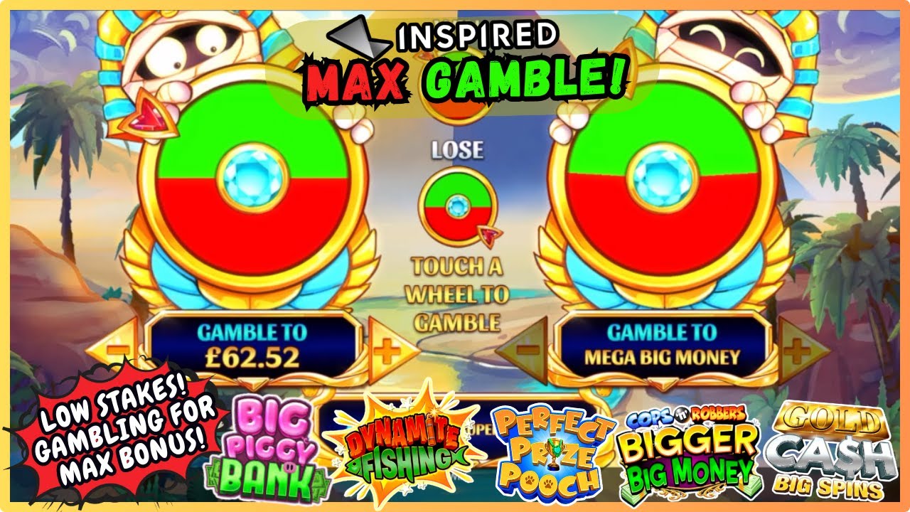 🎰 INSPIRED GAMING - MAX GAMBLE! 🎉 Gambling For Maxed Out Bonuses On Inspired Gaming Slots! 💥