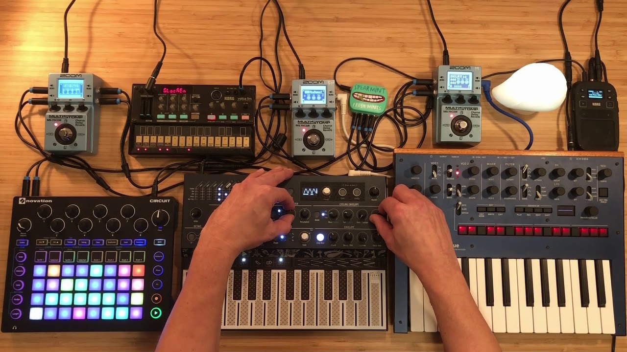 Korg Monologue, MicroFreak, Volca FM, Novation Circuit Jam - Hedgehog