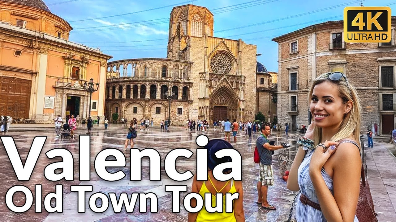 Experience the BEST of Valencia Old Town Walking Tour in 4k