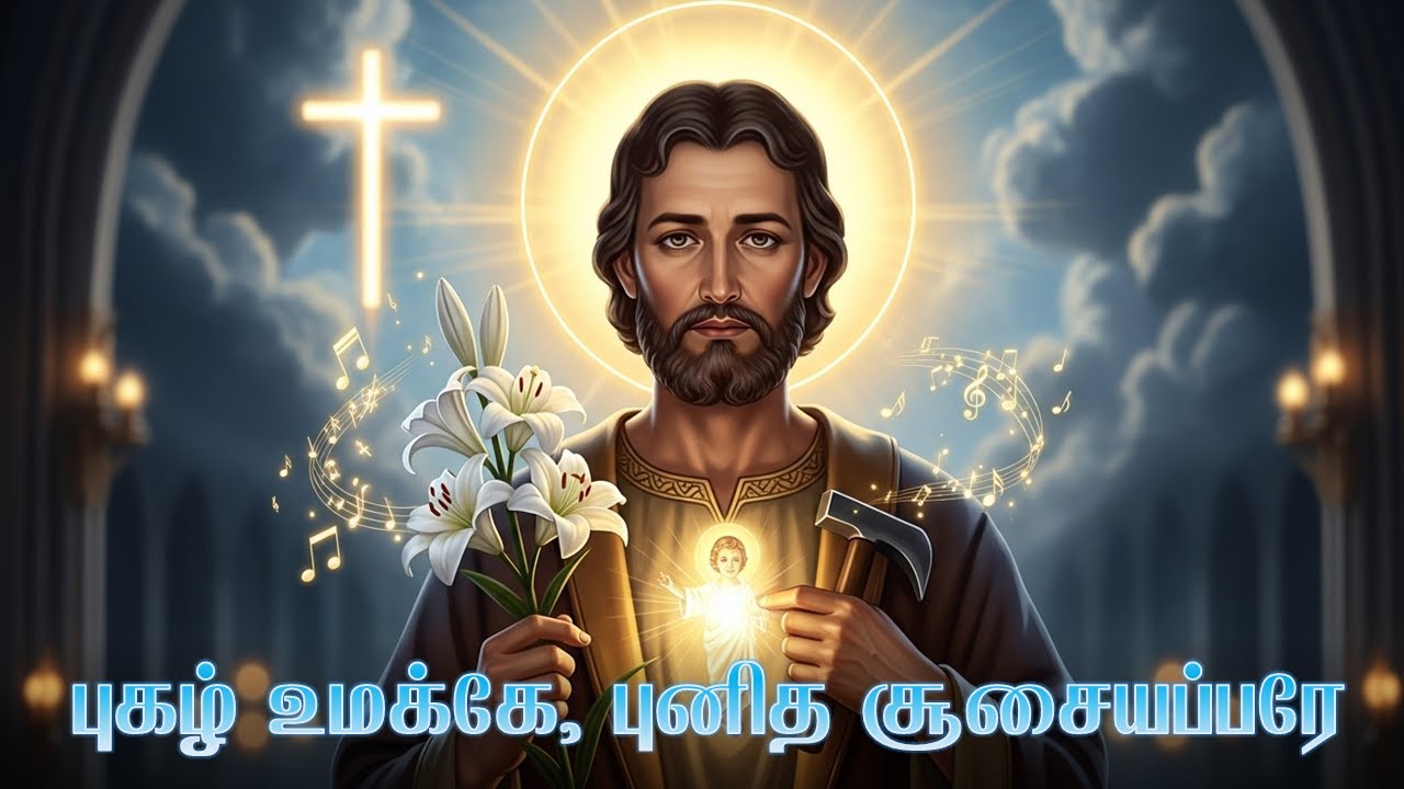 புகழ் உமக்கே, புனித சூசையப்பரே #tamilchristiansongs #catholictamilsongs #tamilmusic #tamilsong