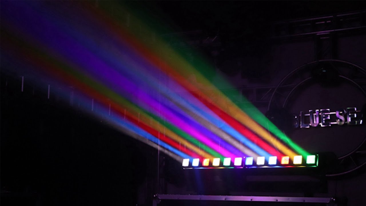 NWIITC BLUE SEA STAGE LIGHT FACTROY 12X40W Pixel Zoom Wash LED Beam Bar Moving Head Light