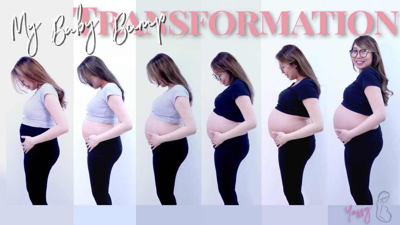BABY BUMP TRANSFORMATION | PREGNANCY