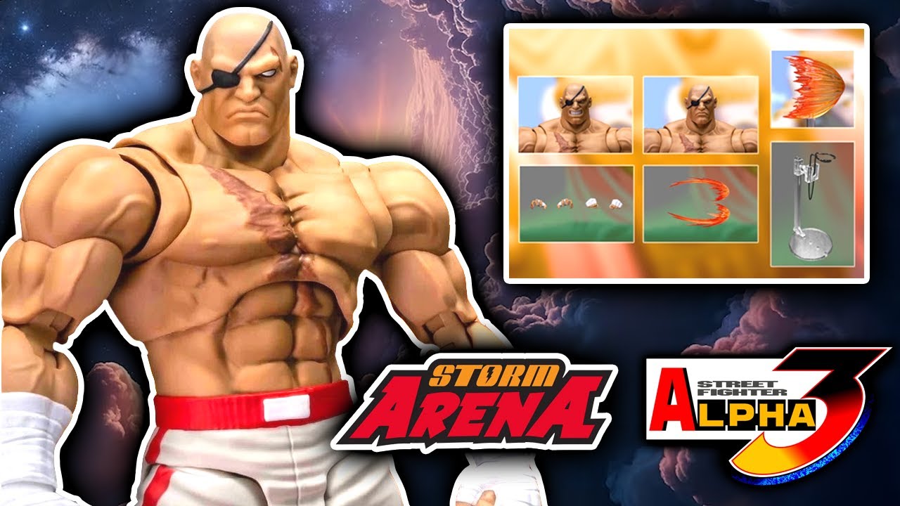 STORM ARENA HONG KONG ART TOYS EXPO SAGAT PLAYER 2 FIGURE REVIEW! RANT & FULL COMPARISON BREAKDOWN!