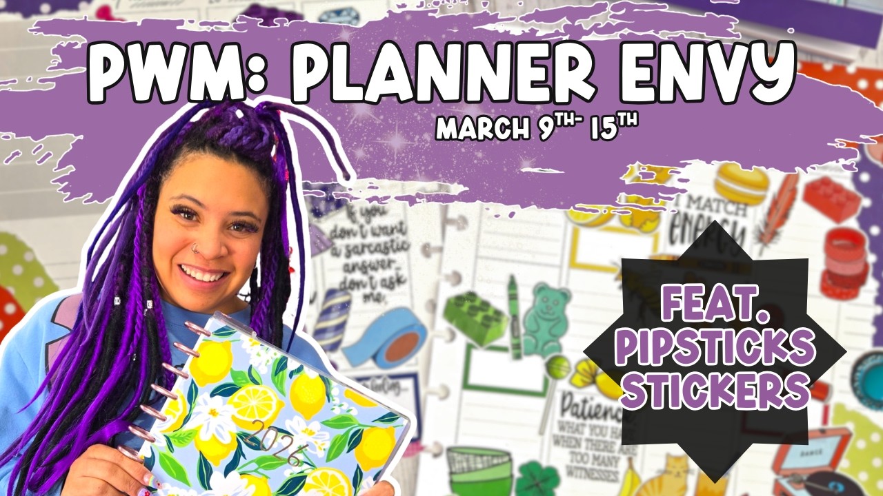 Plan With Me | Planner Envy | Junk Journaling Rainbows💜💙💚🩷