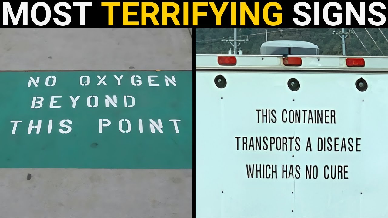 The Creepiest and Scariest Signs Ever Spotted