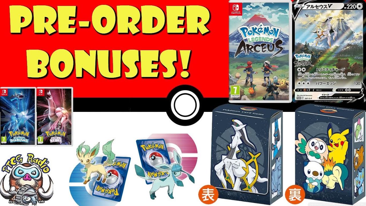 Awesome Pre-Order Bonus for Pok&eacute;mon Switch Games! (Arceus, Diamond & Pearl) (Pok&eacute;mon TCG News)