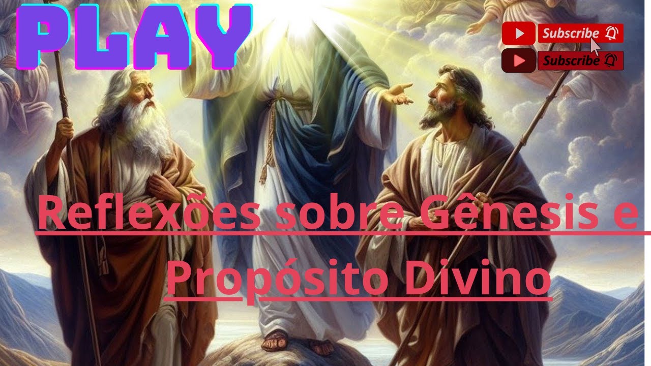 Gênesis e o Propósito Divino:  criação do mundo e a importância do ser humano à imagem de Deus.