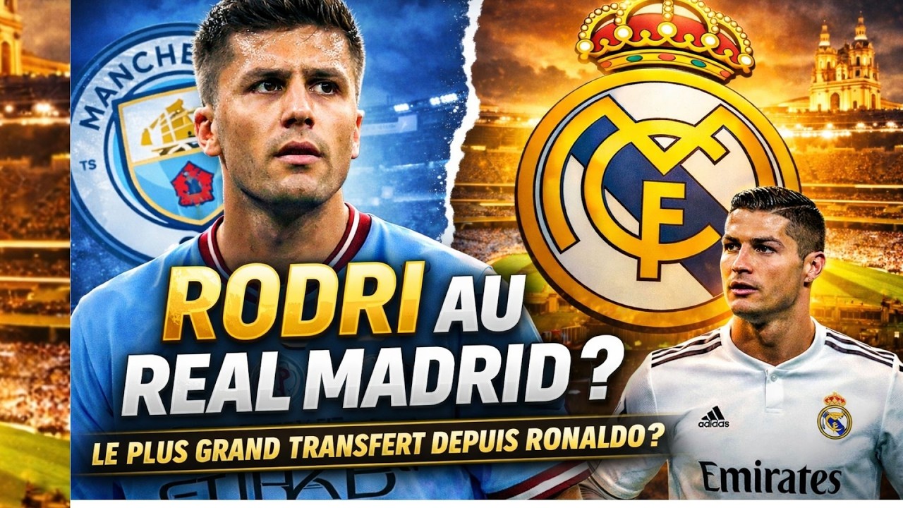 Real Madrid confirme Rodri | Transfert record en préparation