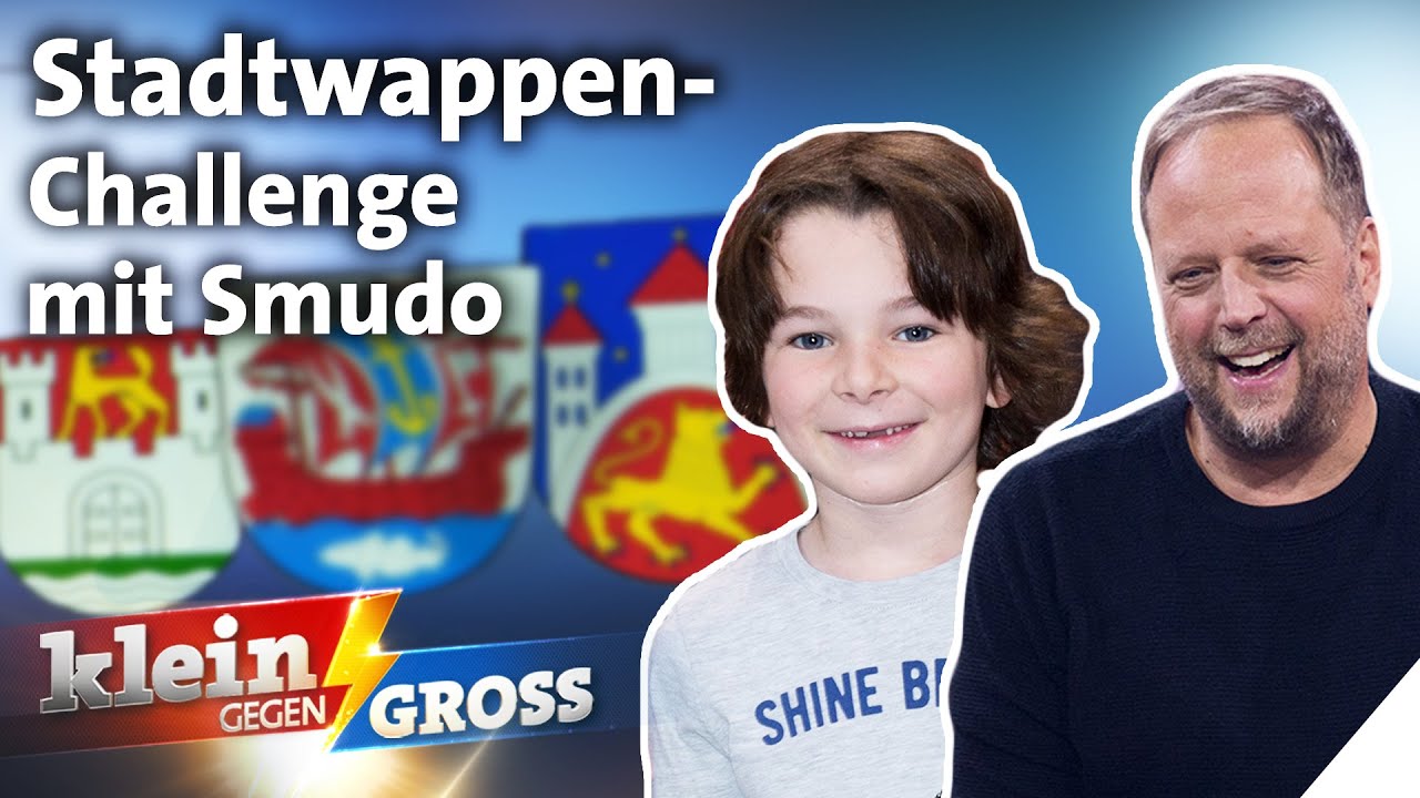 Wer erkennt mehr Stadtwappen? 6-Jähriger vs. Smudo | Klein gegen Groß